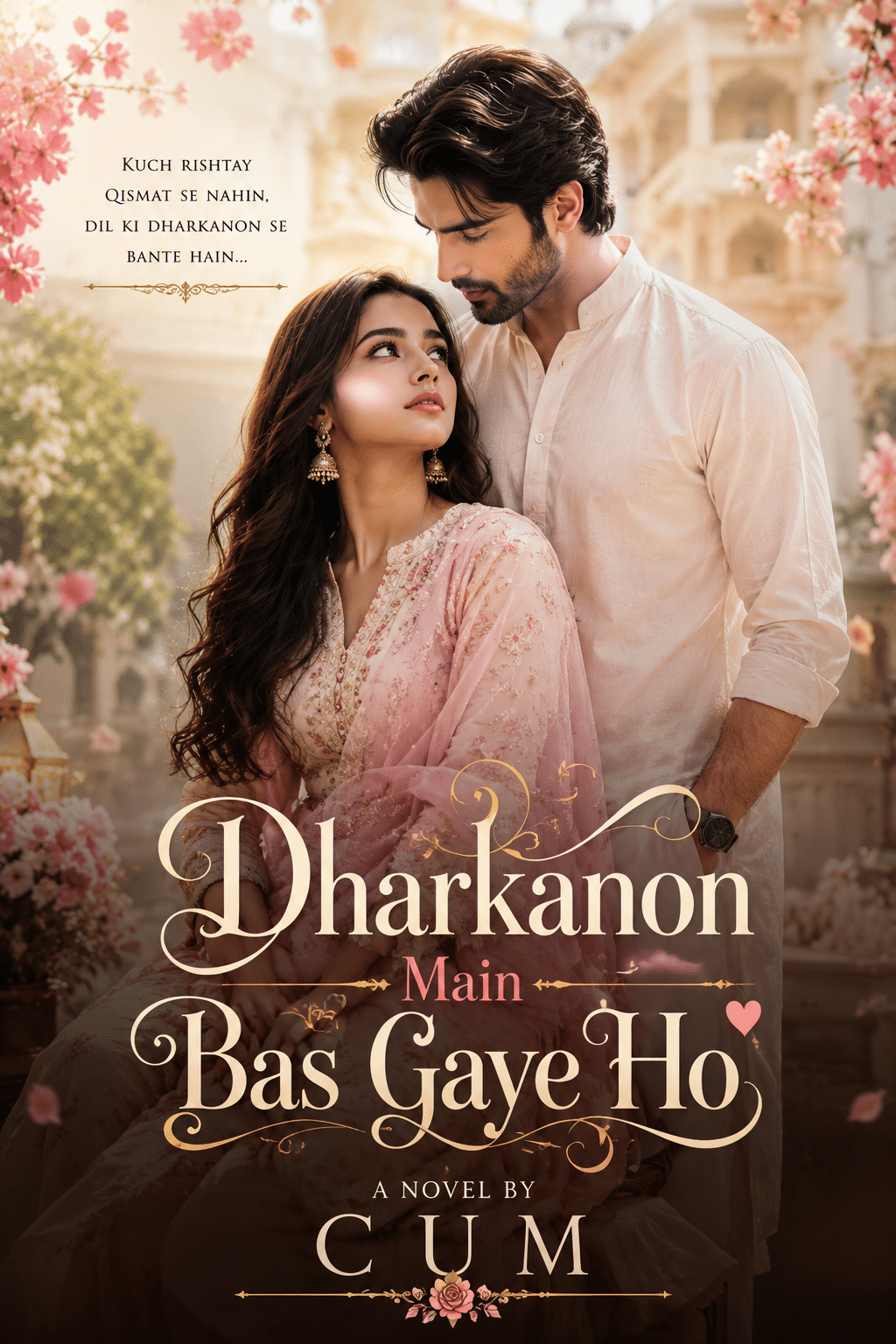 Dharkanon Main Bas Gaye Ho Novel by CUM featuring a romantic arranged marriage love story with Hareem and Dameer.